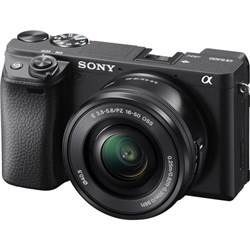 Sony Alpha a6400 with 16-50mm Lens Kit Black Mirrorless Digital Camera