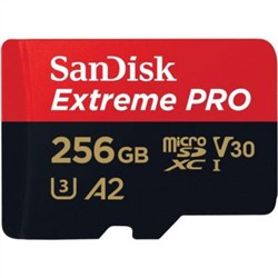 Sandisk 256GB A2 Extreme Pro 170mb-s MicroSDXC