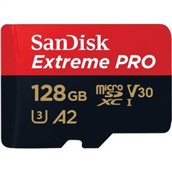 Sandisk 128GB A2 Extreme Pro 170mb-s MicroSDXC