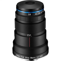 Laowa 25mm f/2.8 2.5-5X Ultra Macro Canon EF Lens Venus Optics