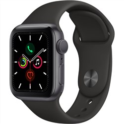 Apple Watch 5 40mm Gray W-Black Sport Band(V82)