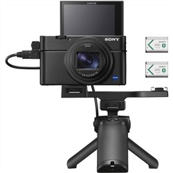Sony Cyber-shot DSC-RX100 VII Shooting Grip Kit Extra Battery Digital Camera DSC-RX100M7G