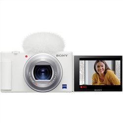 Sony ZV-1 Digital Camera (White) CyberShot 4K ZV1