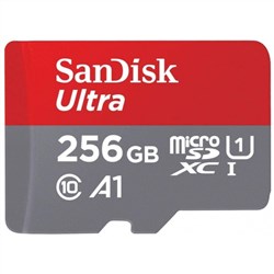 Sandisk 256GB A1 Ultra 100MBs MicroSDXC no adapter