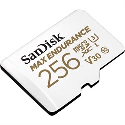 Sandisk 256GB MAX Endurance MicroSD w-Adapter