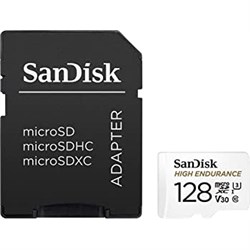 Sandisk 128GB Endurance Video Monitoring MicroSD