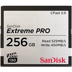 Sandisk Extreme Pro 256GB CFast 2.0 525mb-s