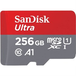 Sandisk 256GB A1 Ultra 120MBs Micro SDHC(Class 10)