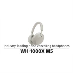 Sony WH-1000X M5 Wireless NC Headphone Silver