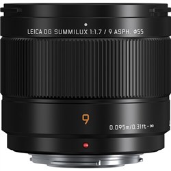 Panasonic Leica DG Summilux 9mm f/1.7 ASPH. Lens MFT