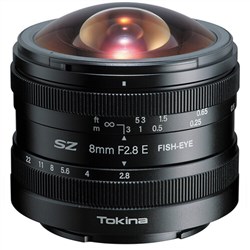 Tokina SZ 8mm f/2.8 Fisheye Lens Fujifilm X Mount Manual Focus APS-C