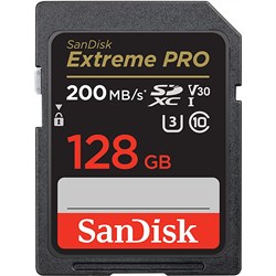 SanDisk Extreme Pro 128GB 200MB/s SDXC Memory Card SD UHS-I V30 U3