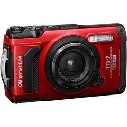 OM System Tough TG-7 Digital Camera Red Olympus