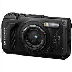 OM System Tough TG-7 Digital Camera Black Olympus