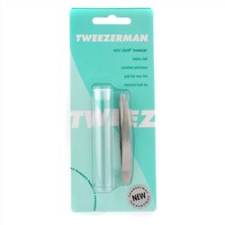 Tweezerman Mini Slant Tweezer - ( Classic Stainless ) -