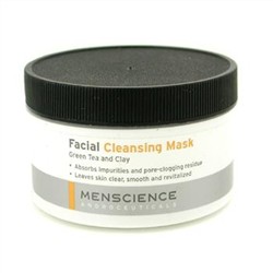 Menscience Facial Cleaning Mask - Green Tea And Clay 90g-3oz