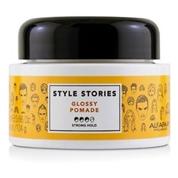 AlfaParf Style Stories Glossy Pomade (Strong Hold) 100ml-3.66oz