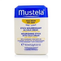 Mustela Nourishing Stick With Cold Cream (Lips & Cheeks) - For Dry Skin 9.2g-0.32oz