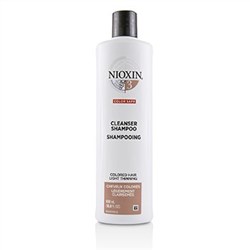 Nioxin Derma Purifying System 3 Cleanser Shampoo (Colored Hair, Light Thinning, Color Safe) 500ml-16