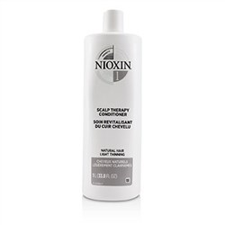 Nioxin Density System 1 Scalp Therapy Conditioner (Natural Hair, Light Thinning) 1000ml-33.8oz