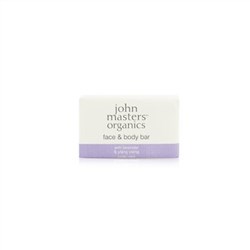John Masters Organics Face & Body Bar With Lavender & Ylang Ylang 128g-4.5oz