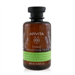 Apivita Tonic Mountain Tea Shower Gel With Essential Oils 250ml-8.45oz