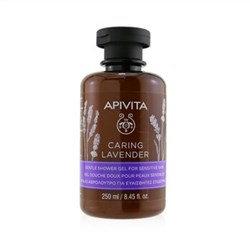 Apivita Caring Lavender Gentle Shower Gel For Sensitive Skin 250ml-8.45oz