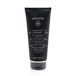 Apivita Black Detox Cleansing Jelly For Face & Eyes 150ml-5.07oz