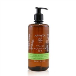 Apivita Tonic Mountain Tea Shower Gel With Essential Oils - Ecopack 500ml-16.9oz
