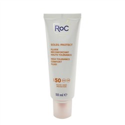 ROC Soleil-Protect High Tolerance Comfort Fluid SPF 50 UVA & UVB (Comforts Sensitive Skin) 50ml-1.69