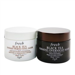 Fresh Black Tea Age-Delay For Night & Day Set: Black Tea Instant Perfecting Mask 100ml + Black Tea F