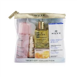 Nuxe -Best-Of- Collection: Very Rose Micellar Water+Reve De Miel Hand & Nail Cream+Huile Prodigieuse