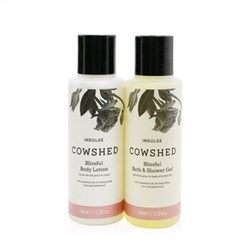 Cowshed Blissful Treats Duo Set: Indulge Blissful Bath & Shower Gel 100ml+ Indulge Blissful Body Lot
