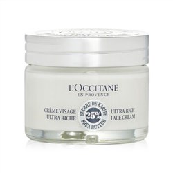L'Occitane Shea Butter 25% Ultra Rich Face Cream 50ml-1.7oz