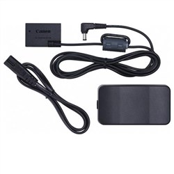 Compatible Canon ACK-E18 AC Power Kit ACE6n AC Adapter and DR-E18 DC Coupler for select Cameras using LP-E17