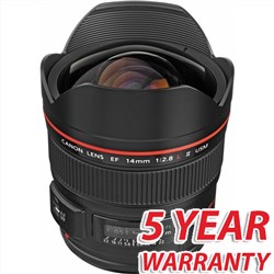 Canon EF 14mm f/2.8L II USM Lens with 5 Year Warranty