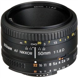 Nikon AF Nikkor 50mm f/1.8D Lens