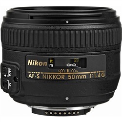 Nikon AF-S 50mm f/1.4G Nikkor Lens