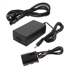 Compatible Canon ACK-E6 AC Power Kit AC Adapter and DC Coupler for select Cameras using LP-E6 LP-E6n