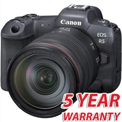 Canon EOS R5 with RF 24-105mm f/4L Lens Kit with 5 Year Warranty Mirrorless Digital Camera Rfive