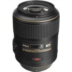 Nikon AF-S 105mm f/2.8G IF-ED VR Micro-NIKKOR Lens (Nano Crystal Coat)