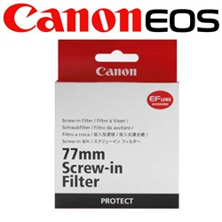 Canon Genuine 77mm Screw-in Protector Filter Protect