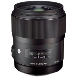 Sigma 35mm f/1.4 DG HSM Art Lens Nikon Mount