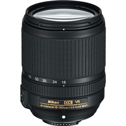 Nikon AF-S DX Nikkor 18-140mm f/3.5-5.6G ED VR Lens (Camera Kit Box)