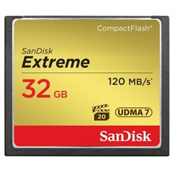SanDisk 32GB Extreme 120MB/s CF Card CompactFlash