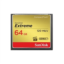 SanDisk 64GB Extreme 120MB/s CF Card CompactFlash