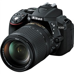 Nikon D5300 Digital SLR Camera with 18-140mm VR Lens Black