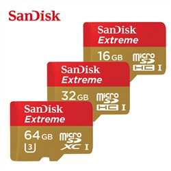 Sandisk 16GB Extreme Micro SD Card SDHC (Class 10)