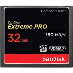 SanDisk 32GB Extreme Pro 160MB/s CF Card CompactFlash