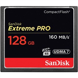 SanDisk 128GB Extreme Pro 160MB/s CF Card CompactFlash